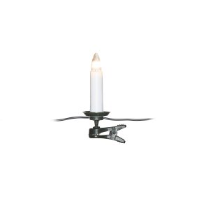Julgransbelysning varmvit 16LED 7,5m Blanc De Konstsmide - Les ampoules E10 sont rempla&ccedil;ables et les lumi&egrave;res sont dispos&eacute;es sur un fil vert de 7,5 m&egrave;tres qui se fond harmonieusement dans les branches.