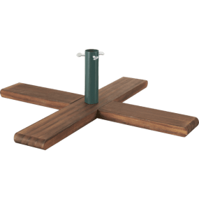Support Pour Sapin De Noël Granig Brun De Star Trading - Support de sapin de No&euml;l pour arbres artificiels avec base en bois.