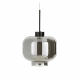 Ritz Ø25 Couleur fumée suspension De Globen Lighting - Ritz est une suspension de forme classique et de petite taille, parfaite aussi bien seule qu'en enfilade au-dessus d'une table &agrave; manger.