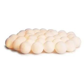 Irislights Pure white 20-lights Blanc De Irislights - Ce produit est fabriqu&eacute; &agrave; la main, des variations de couleur, de forme et de taille peuvent donc survenir.