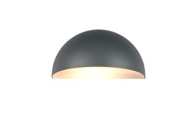 Maas 27cm Anthracite lampe d’extérieur De Trio Lighting - L&#39;&eacute;clairage orient&eacute; vers le bas cr&eacute;e une atmosph&egrave;re chaleureuse et cosy sur la fa&ccedil;ade ou la terrasse.