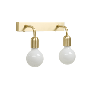 Regal 37cm Laiton brossé lampe de salle de bain De Belid - La lampe convient pour l'&eacute;clairage du couloir, de la chambre ou au-dessus du miroir de la salle de bain.