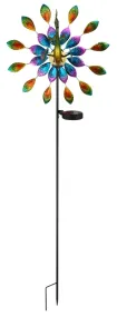 Wind Multicolore lampe solaire De Globo Lighting - En unik och livfull dekoration som ger tr&auml;dg&aring;rden en extra touch av f&auml;rg och elegans!