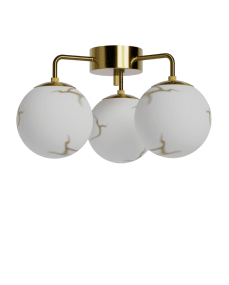 Bellagio Ø50 Laiton plafonnier De By Rydéns - Bellagio est un plafonnier &eacute;l&eacute;gant et raffin&eacute; qui allie des &eacute;l&eacute;ments de design classiques &agrave; une touche moderne.