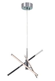 Strazza Ø62 Chrome suspension De Cottex - La lampe dispose d'un variateur int&eacute;gr&eacute; &agrave; 3 niveaux (100-40-10%) qui vous permet de r&eacute;gler la luminosit&eacute; selon vos besoins &agrave; l'aide de votre interrupteur mural normal (ne peut pas &ecirc;tre combin&eacute; avec un variateur externe).