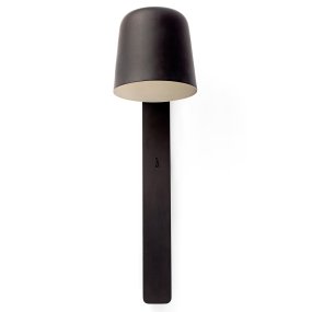 Tila 46cm Noir lampe de lecture De Faro Barcelona - Tila est une &eacute;l&eacute;gante applique murale sign&eacute;e Estudi Ribaudia, id&eacute;ale pour les chambres et les coins lecture.
