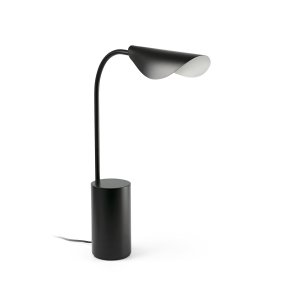 Liggera 55cm Noir lampe de table De Faro Barcelona - Gr&acirc;ce &agrave; sa l&eacute;g&egrave;ret&eacute; et son esth&eacute;tique &eacute;l&eacute;gante, Liggera s'int&egrave;gre &agrave; tous les environnements, de la maison moderne &agrave; l'espace de travail cr&eacute;atif, et lui conf&egrave;re une allure calme et &eacute;quilibr&eacute;e.