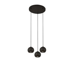 Eindhoven Ø40 Sable noir suspension De Searchlight - Une lampe qui ajoute à la fois du caractère et un éclairage pratique à votre maison, peu importe où elle est placée.