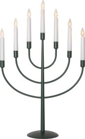 Titus Vert De Star Trading - Bougeoir de l'Avent parfait pour No&euml;l, diffuse une belle lumi&egrave;re et cr&eacute;e une atmosph&egrave;re de No&euml;l.