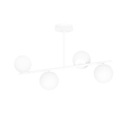 Bior 80cm Blanc plafonnier De Emibig Lighting - L'élégant plafonnier Bior séduit par son design minimaliste et s'intègre harmonieusement à la plupart des espaces de vie.