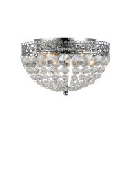 Saxholm Ø27 Chrome lampe de salle de bain De Markslöjd - Avec un diamètre de 27 cm, il devient rapidement un accroche-regard dans la pièce et ajoute une touche luxueuse à votre intérieur.