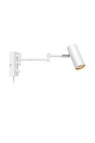 Torino Blanc lampe de lecture De Markslöjd - L'applique murale Torino allie un design élégant à une grande flexibilité.