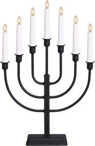 Kristina Noir De Star Trading - Une lumi&egrave;re chaude et belle rappelant celle des torches et une hauteur fantastique de 47 cm.