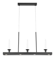 Dining 82cm Noir De Markslöjd - L'intensit&eacute; lumineuse est r&eacute;glable sur trois niveaux gr&acirc;ce &agrave; un interrupteur mural standard, vous permettant d'ajuster facilement la luminosit&eacute; selon vos besoins&nbsp;: d'un &eacute;clairage puissant &agrave; une lumi&egrave;re tamis&eacute;e pour des d&icirc;ners intimes.