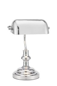 Bankers 42cm Chrome De Markslöjd - Elle est fournie avec un c&acirc;ble transparent de 2&nbsp;m&egrave;tres, un interrupteur et une prise.