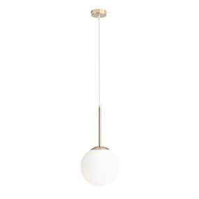 Bosso Ø20 Or suspension De Artera - La lampe émet une lumière douce et agréable et est donc idéale pour être placée au-dessus de la table à manger, dans le couloir ou le salon.