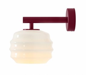 Puff 23cm Bourgogne applique murale De Artera - Puff offre une lumière douce et agréable, idéale pour créer une ambiance cosy.