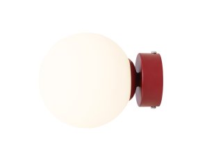 Ball Ø15 Bourgogne applique murale De Artera - Grâce à son design minimaliste, la lampe s'intègre parfaitement dans les intérieurs modernes et classiques, tout en fournissant une lumière efficace qui améliore l'atmosphère de la pièce.