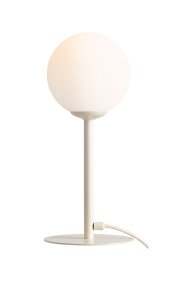 Pinne 35cm Crème lampe de table De Artera - La base fine de la lampe dans un ton crème subtil lui donne un look moderne et est parfaite comme détail décoratif dans le salon, la chambre ou sur le balcon.
