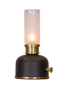 Frida 22cm Noir portable De PR Home - Elle cr&eacute;e une ambiance chaleureuse et accueillante gr&acirc;ce &agrave; une temp&eacute;rature de couleur d'environ 2&nbsp;000&nbsp;Kelvins et un flux lumineux de 20 &agrave; 40&nbsp;lumens, selon l'intensit&eacute;.