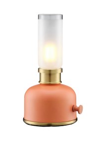 Frida 22cm Orange portable De PR Home - Elle cr&eacute;e une ambiance chaleureuse et accueillante gr&acirc;ce &agrave; une temp&eacute;rature de couleur d'environ 2&nbsp;200&nbsp;Kelvins et un flux lumineux de 20 &agrave; 40&nbsp;lumens, selon l'intensit&eacute;.