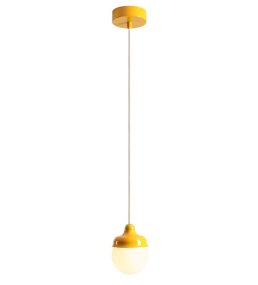 Wave Ø17 Jaune suspension De Artera - Il est recommandé d'en placer plusieurs en rangée au-dessus de la table à manger ou dans la cuisine.