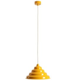 Wave Ø30 Jaune suspension De Artera - Wave est une suspension moderne au design rétro, ce qui en fait une lumière polyvalente qui s'intègre dans n'importe quelle maison.