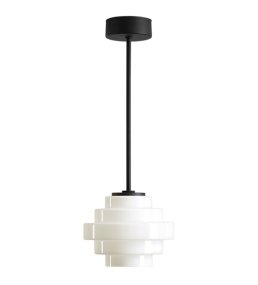 Filo Ø14 Blanc De Artera - La suspension Filo est une lampe élégante en métal et verre, aux formes géométriques élégantes.