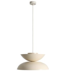 Millo Ø47 Blanc crémeux suspension De Artera - Elle diffuse une lumi&egrave;re agr&eacute;able et convient parfaitement &agrave; la table &agrave; manger, au salon ou au couloir.