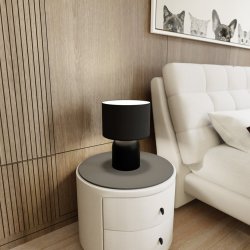 Aspen 35cm Noir De Emibig Lighting - La s&eacute;rie de lampes Aspen est une expression de la beaut&eacute; minimaliste dans le style scandinave.