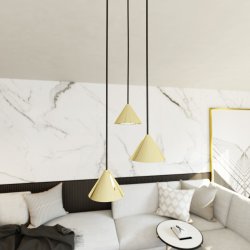 Elit Premium Ø20 Or suspension De Emibig Lighting - Elit est une lampe unique au design moderne et minimaliste.
