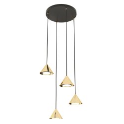 Elit Premium Ø30 Or suspension De Emibig Lighting - Elit est une lampe unique au design moderne et minimaliste.
