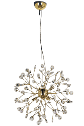 Viva Ø55 Laiton suspension De Aneta Lighting - Suspension à crochet avec bornier, montage sur prise de lampe possible.