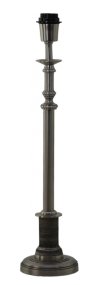 Cathrine 56cm Silver pied de lampe De Hallbergs - Cathrine &auml;r en elegant lampfot i metall med en klassisk, h&ouml;g och sm&auml;cker design.