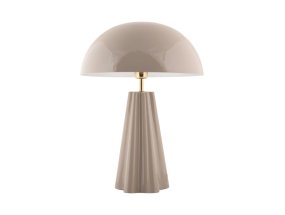 Amplio 55cm Greige lampe de table De Leitmotiv - Amplio est une lampe de table plus grande et plus imposante, alliant fonctionnalité et style.