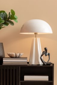 Amplio 55cm Blanc lampe de table De Leitmotiv - Amplio est une lampe de table plus grande et plus imposante, alliant fonctionnalit&eacute; et style.