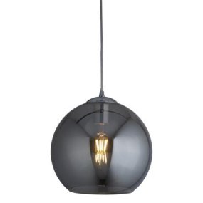 Balls Ø35 Couleur fumée suspension De Searchlight - Grâce à son réglage en hauteur, la lampe s'adapte facilement à la hauteur du plafond et à l'éclairage souhaité, d'une ambiance chaleureuse à une lumière fonctionnelle.