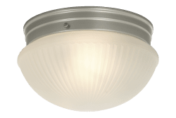 Trind Ø24 Argent lampe de salle de bain De Aneta Lighting - Le plafonnier TRIND est un modèle plus petit qui s'intègre dans des pièces telles que les couloirs.