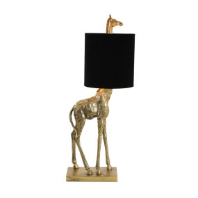 Giraffe 68cm Or lampe de table De Light & Living - Giraffe est une lampe de table unique qui allie design audacieux et élégance.