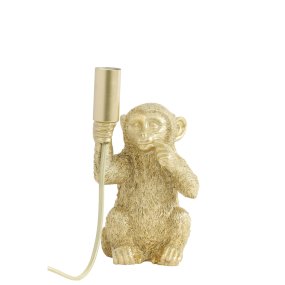 Monkey 23cm Or lampe de table De Light & Living - Laissez votre maison s'illuminer avec son design unique et charmant !