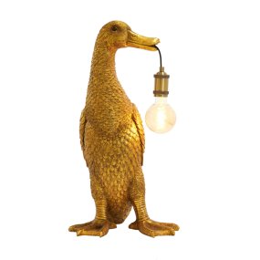 Duck 65cm Or antique lampe de table De Light & Living - 