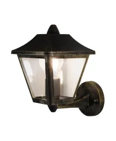 Tradition Noir/or lampe d’extérieur De Ledvance - Classic Tradition est une applique murale &eacute;l&eacute;gante au design de lanterne classique, parfaite pour cr&eacute;er une atmosph&egrave;re accueillante dans les entr&eacute;es, les all&eacute;es et les fa&ccedil;ades.