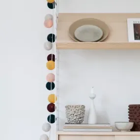 Irislights Copenhagen 35-lights Multicolore De Irislights - Cette guirlande constitue &eacute;galement une superbe d&eacute;coration de table, par exemple accompagn&eacute;e de petits vases de fleurs ou autres.