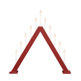 Nova 11 ROUGE De Pixie Design - Ce bougeoir d&eacute;coratif de l'Avent contribue &agrave; cr&eacute;er une ambiance de No&euml;l conviviale et traditionnelle dans votre int&eacute;rieur.