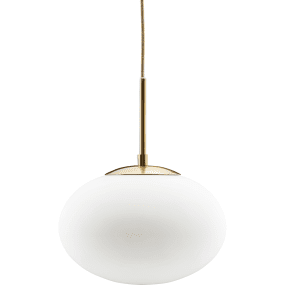 Opal Ø30 Laiton De House Doctor - Utilisez-le dans le hall d'entrée, au-dessus de la table à manger ou dans le salon et créez une brillance merveilleuse et unique à l'intérieur.