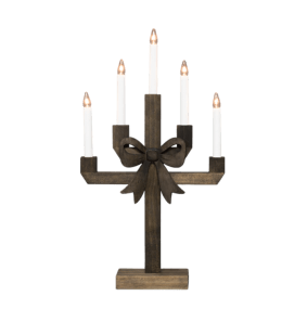 Kerstin Tache brune De Pixie Design - Avec sa forme classique et son joli n&oelig;ud, Kerstin constitue une ravissante d&eacute;coration de No&euml;l, id&eacute;ale pour une fen&ecirc;tre, un bureau ou une table d'appoint.