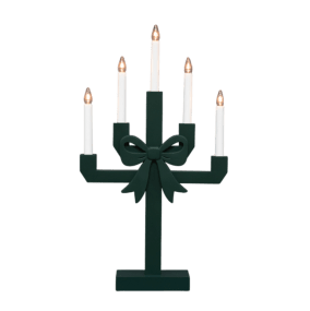 Kerstin vert foncé De Pixie Design - Avec sa forme classique et son n&oelig;ud accrocheur, Kerstin est une ravissante d&eacute;coration de No&euml;l, id&eacute;ale pour une fen&ecirc;tre, un bureau ou une table d'appoint.