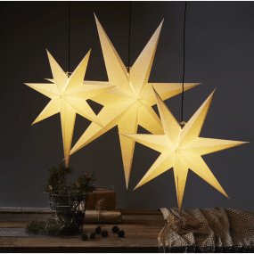 Frozen Ø100 Blanc De Star Trading - &Eacute;toile en papier blanc de 100 cm de diam&egrave;tre.