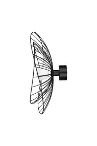 Ray Ø60 Noir applique murale De Globen Lighting - Une fois fix&eacute; au plafond, le luminaire est dimmable.