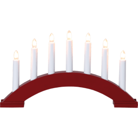 Bea ROUGE De Star Trading - Un beau chandelier avec une merveilleuse lueur.